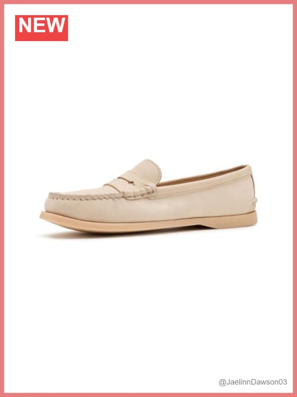 Women's Leather Slip-On Loafer with Wave-Siping Outsole
